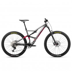 Orbea OCCAM H30 2023 - Trail MTB full suspension 29" - Anthracite Glitter - Candy Red