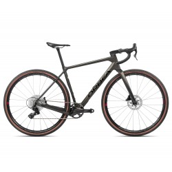 Orbea bicicleta gravel carbon Terra M22 Team 1X - Campagnolo Ekar 1x13 - verde inchis Infinity Green Carbon Matt