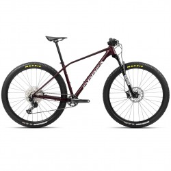 Orbea Alma H20 - bicicleta MTB hardtail XC 29" - rosu inchis - Metallic Dark Red - Chic White