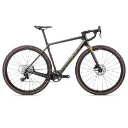 Orbea Terra M22TEAM 1X - bicicleta gravel - rosu inchis Cosmic Carbon View-Metallic Olive Green (Gloss)