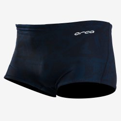 Orca - Boxeri inot pentru barbati Square Leg swimsuit - print albastru inchis