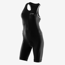 Orca - triathlon training trisuit for women Core Basic Race Suit - black white