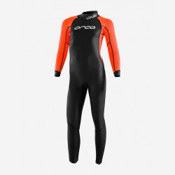 Orca - neoprene costume for kids jr Squad Openwater wetsuit - black orange