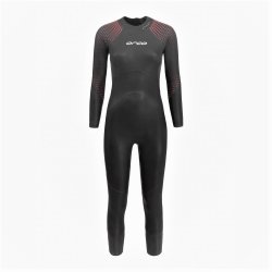 Orca - neoprene triathlon wetsuit for women Athlex Float wetsuit with High Buoyancy - black red-buoyancy