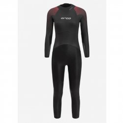 Orca - costum neopren triatlon pentru femei Apex Float wetsuit - negru rosu buoyancy 