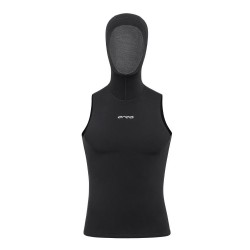 Orca - neoprene Vest with hood cold water swimming Heatseeker Hood vest - black