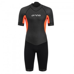 Orca - neoprene wetsuit for men short sleeved Vitalis OW Shorty - black orange