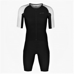 Orca - triathlon suit for men short sleeved Athlex Aero suit SS trisuit - black white