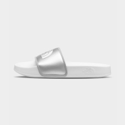 The North Face - Women Base Camp Slides III - Metallic Silver | TNF White
