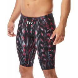 TYR - Mens technical swimsuit - Venzo Jammer - grey-red