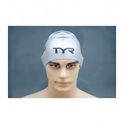 TYR silicone Swim Cap Romania - gray tricolored