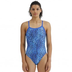 TYR - Womens one piece swimsuit - Atolla Diamondfit - multicolored blue