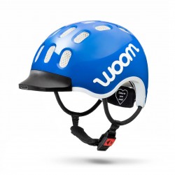 Woom - kids bike helmet - blue white