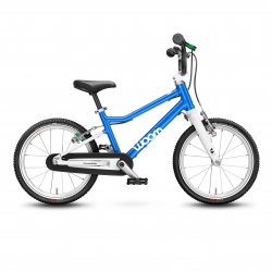 Woom - bicicleta copii 16" Woom 3, varsta recomandata 4-6 ani (105-120cm) - 5,4kg - albastru intens alb