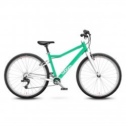 Woom - bicicleta copii 26" Woom 6, varsta recomandata 10-14 ani (140-165cm) - 9,5 kg - verde alb