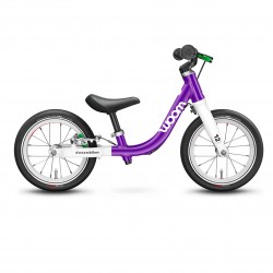 Woom - bicicleta copii 12" Woom 1, varsta recomandata 1,5-3,5 ani (82-100cm) - 2,95kg - mov intens alb