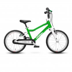 Woom - bicicleta copii 16" Woom 3, varsta recomandata 4-6 ani (105-120cm) - 5,4kg - verde intens alb