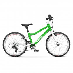 Woom - bicicleta copii 20" Woom 4, varsta recomandata 6-8 ani (115-130cm) - 7,7 kg - verde alb