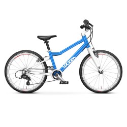 Woom - kids bike 20" Woom 4, recommended for 6-8 years old (115-130cm) - 7,7kg - intense blue sky white