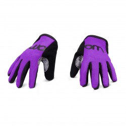 Woom - kids bike gloves tens bike gloves - purple black gray
