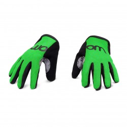 Woom - manusi ciclism copii tens bike gloves - verde negru gri