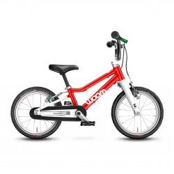 Woom - bicicleta copii 14" Woom 2, varsta recomandata 3-4,5 ani (95-110cm) - 5kg - rosu