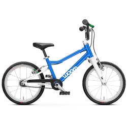 Woom - bicicleta copii 16" Woom 3 AUTOMAGIC, varsta recomandata 4-6 ani (105-120cm) - 6 kg - albastra