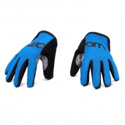Woom - manusi ciclism copii tens bike gloves - albastru negru gri