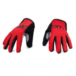 Woom - manusi ciclism copii tens bike gloves - rosu negru gri