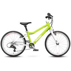 Woom - bicicleta copii 20" Woom 4, varsta recomandata 6-8 ani (115-130cm) - 7,7 kg - galben fluo Lizard Lime