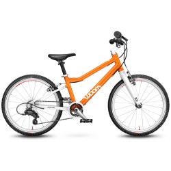 Woom - bicicleta copii 20" Woom 4, varsta recomandata 6-8 ani (115-130cm) - 7,7 kg - portocaliu Flame Orange