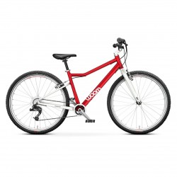 Woom - bicicleta copii 26" Woom 6, varsta recomandata 10-14 ani (140-165cm) - 9,5 kg - rosu aniversar alb