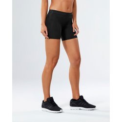 2XU - Pantaloni scurt de compresie pentru femei Fitness Compression Short 4" - negri