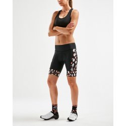 2XU - pantaloni scurti ciclism pentru femei Elite Cycle Shorts W - negru-rain spot