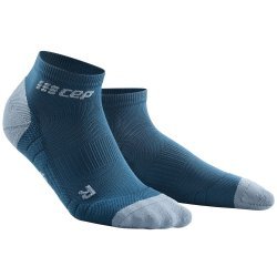 CEP - men's compression socks above ankle 8cm Low Cut 3.0 - blue gray