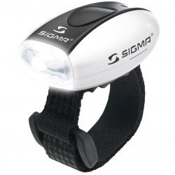Sigma - Bike Lights Set (Front + Back light), Sigma Micro, White Red LED - black gray