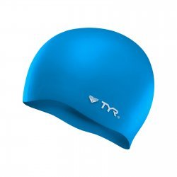 TYR Silicon swimming cap blue