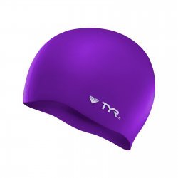TYR Silicon swimming cap purple