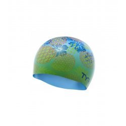 TYR  Casca silicon Pineapple blue/green