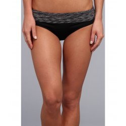 TYR Swimming Slip for Women Sonoma Riva Bikini Bottom - Black gray