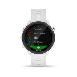 Garmin Forerunner 245 Music alb - ceas cu GPS pentru alergare, bicicleta, cardio, yoga si alte sporturi